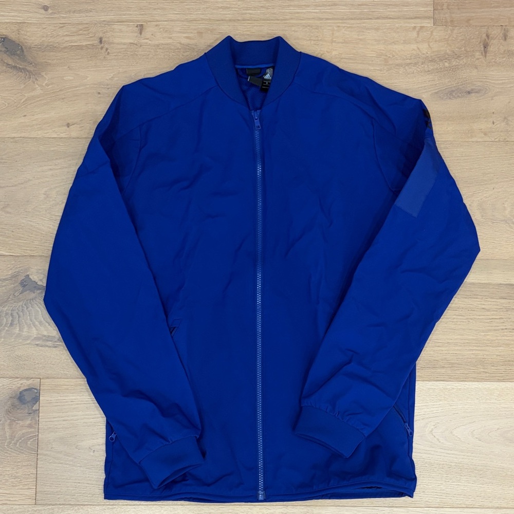 adidas Men's Royal Blue Windbreaker EUC Size S